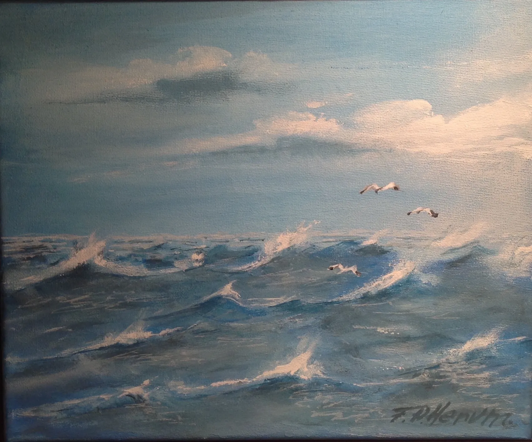 Maleri nr 85 30 cm X 40 cm